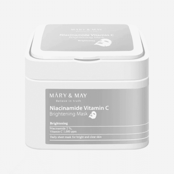 Niacinamide Vitamin C Brightening Mask 30τμχ - Mary&May - Κορεάτικα Καλλυντικα