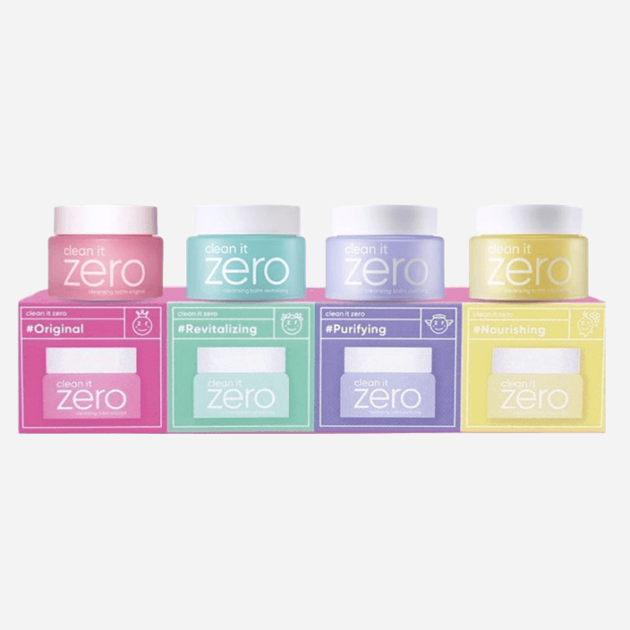 Miniature Set 4 Clean It Zero Cleansing Balm - Banila Co - Κορεάτικα Καλλυντικά