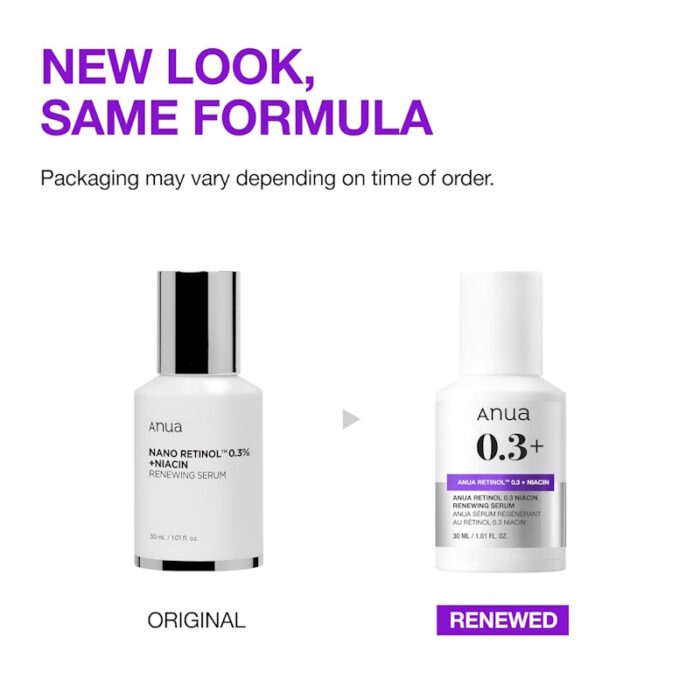 Nano retinol & niacin serum Anua - Κορεάτικα Καλλυντικά