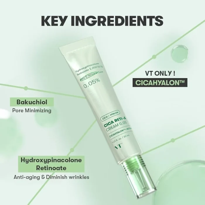 VT Cosmetics Cica Reti-A Cream 0.05 - Κορεάτικα Καλλυντικά