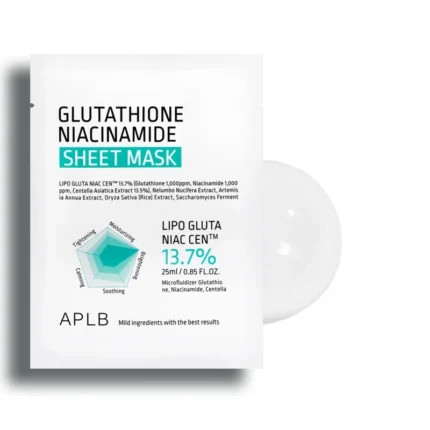 APLB Glutathione Niacinamide Sheet Mask - Κορεάτικα Καλλυντικά