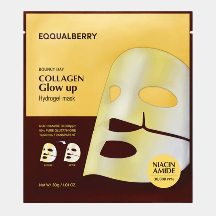 Collagen Glow up Mask Eqqualberry - Κορεάτικα Καλλυντικά