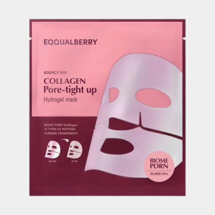 EQQUALBERRY - Collagen Pore-tight up Hydrogel Mask - Κορεάτικα Καλλυντικά