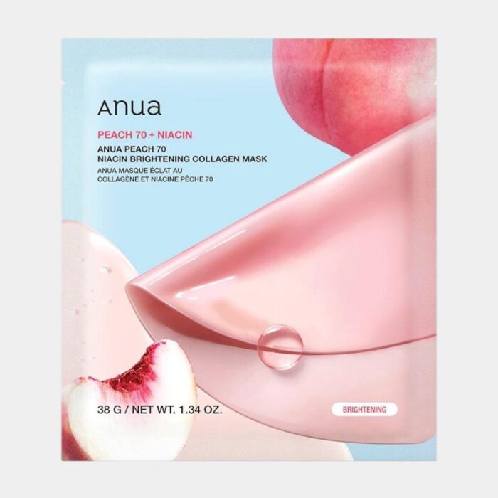 Peach 70 Niacin Brightening Collagen Mask - Ιαπωνικά Καλλυντικά
