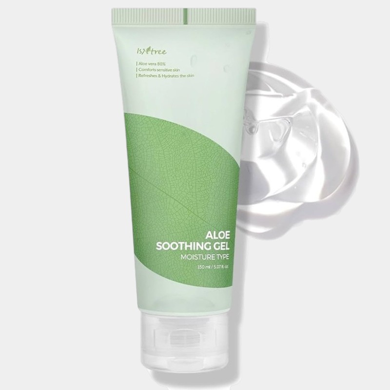 aloe-soothing-gel-moisture-type-isntree-kskin Aloe Soothing Gel Moisture Type 150ml - Isntree - Image 1