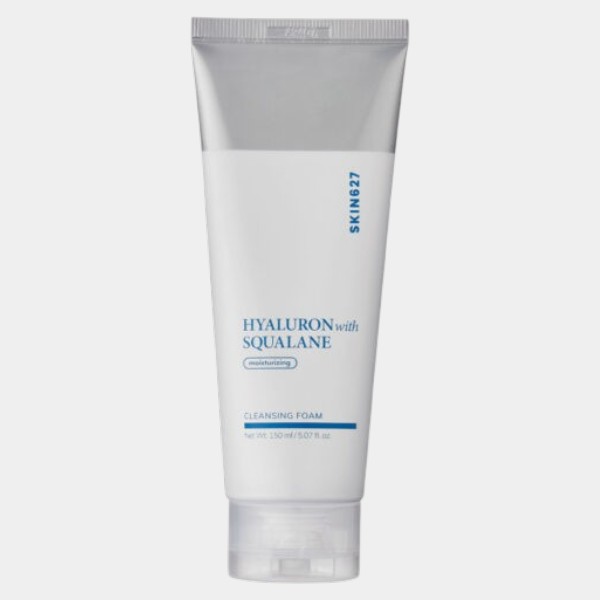 hyaluron-with-squalane-cleanser-skin627-koreatika-kallintika-kskin Hyaluron with Squalane Cleansing Foam 150ml - SKIN627 - Image 1